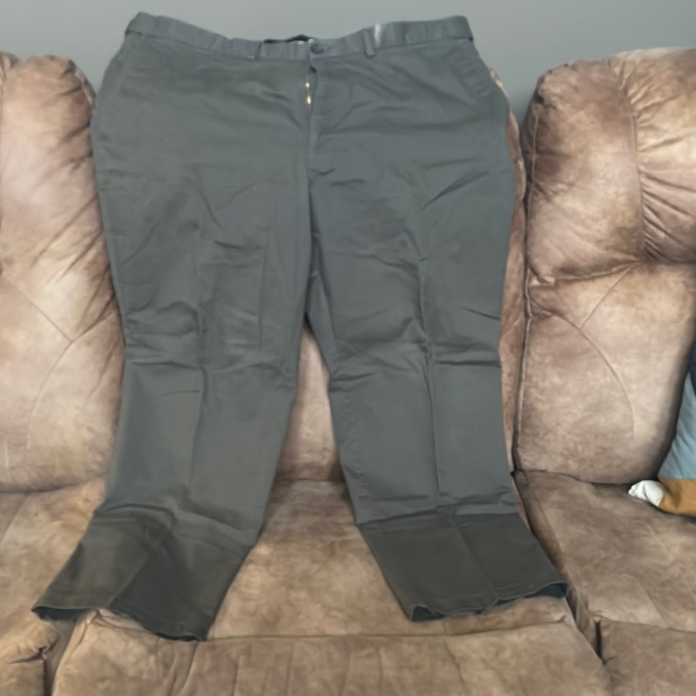 Haggar Charcoal Gray Chinos-Classic fit